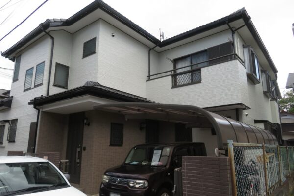 さいたま市見沼区|外壁塗装(サイディング)・クリヤー塗装(タイル)_施工後