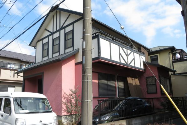 さいたま市中央区|外壁塗装(サイディング)・シーリング補修_施工前東側