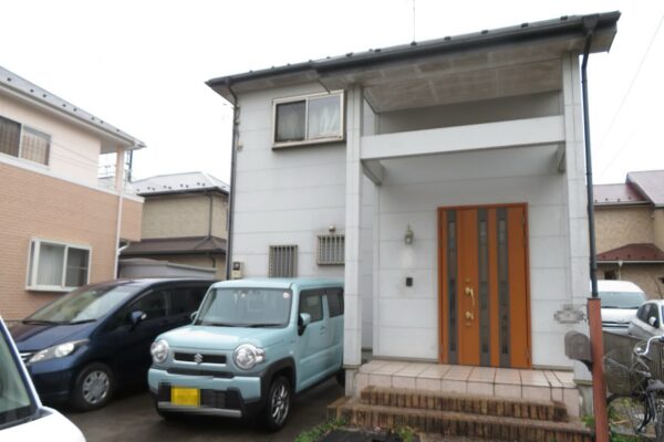 さいたま市岩槻区・H様|外壁塗装(サイディング)・軒天塗装_施工前正面