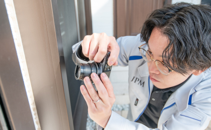 現地調査の様子