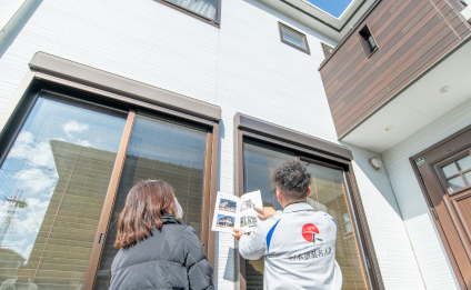 現地調査の様子