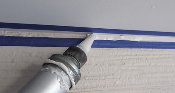 シーリング工事の様子