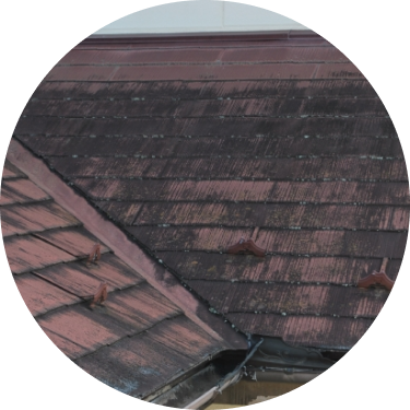 寿命が来た屋根