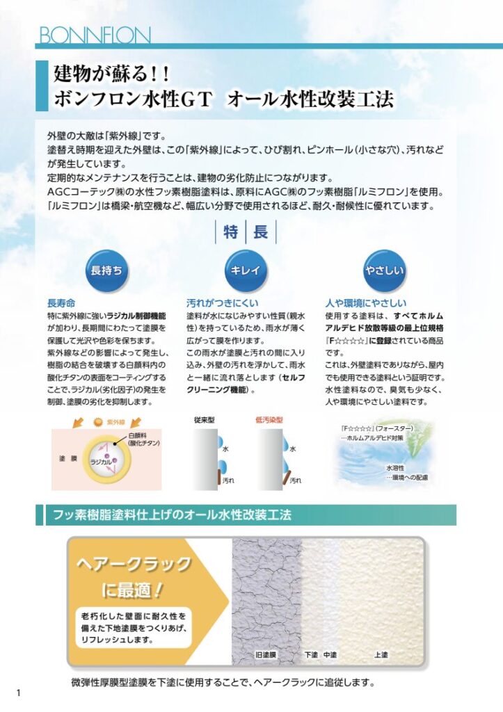 ボンフロン水性GT-SR防藻