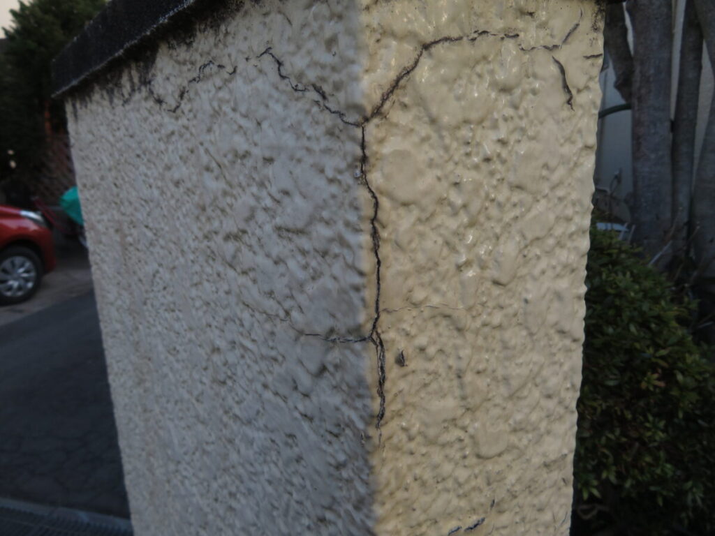 外構クラック