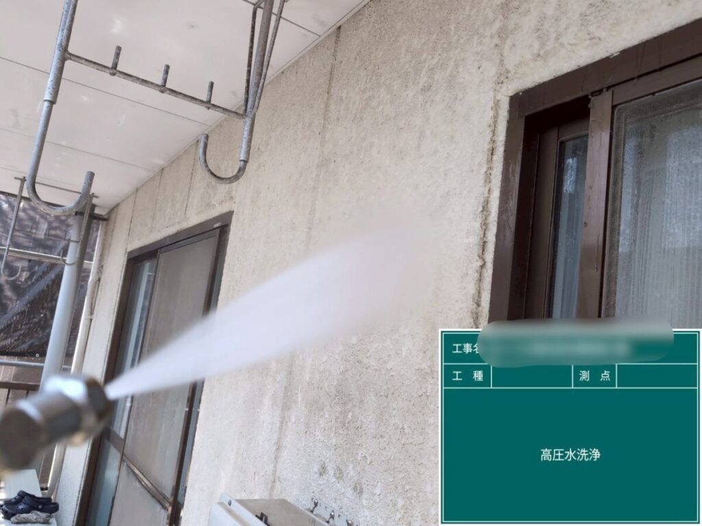 Aビル様・高圧洗浄
