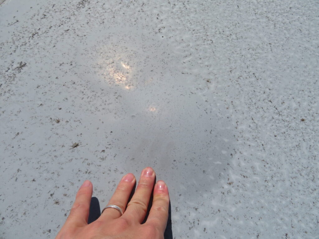 防水層膨れの発生