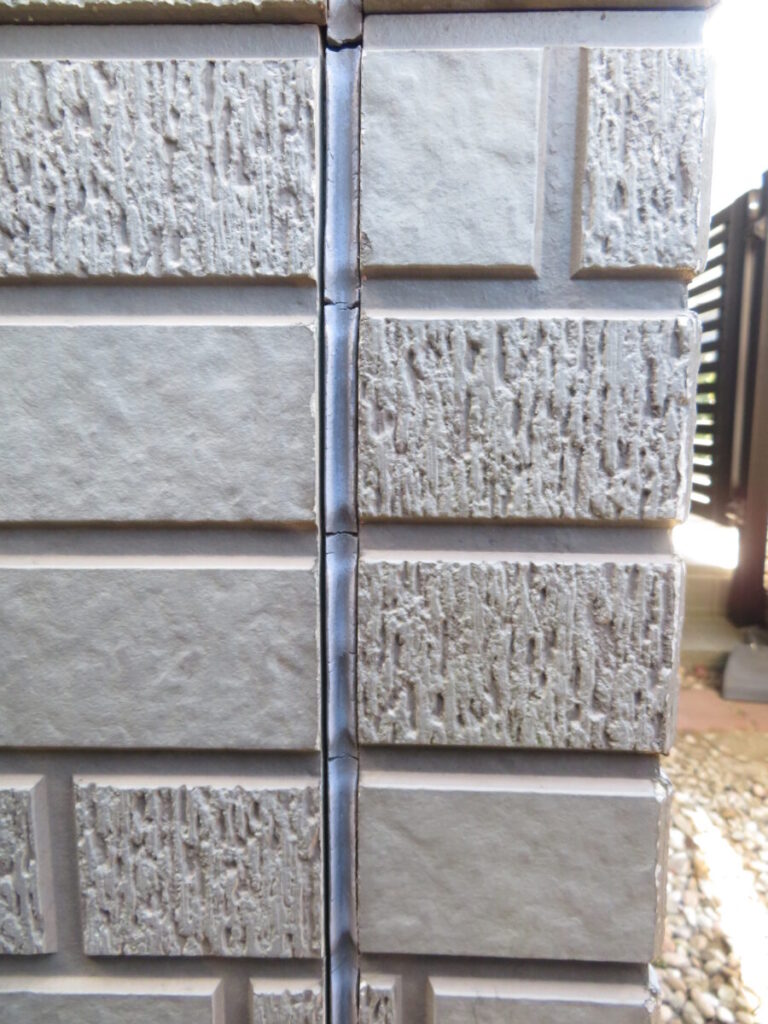 施工前コーキングの破断