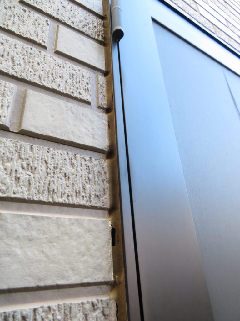 施工前コーキングの破断