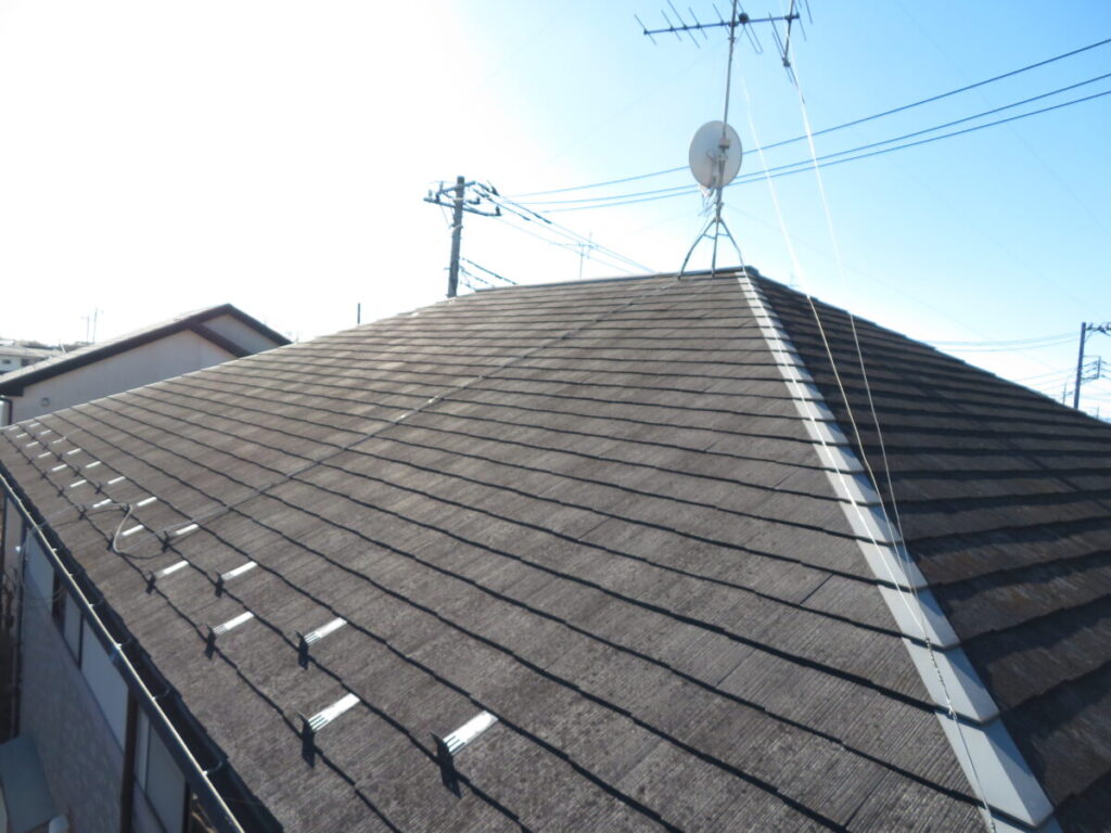 施工前屋根全体