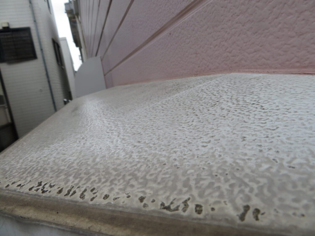 鉄部の錆の発生