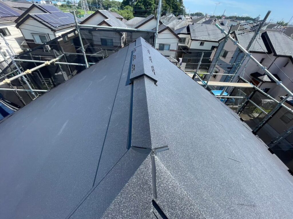 細部のコーキング施工