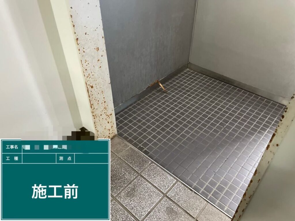 トイレ塗装施工前