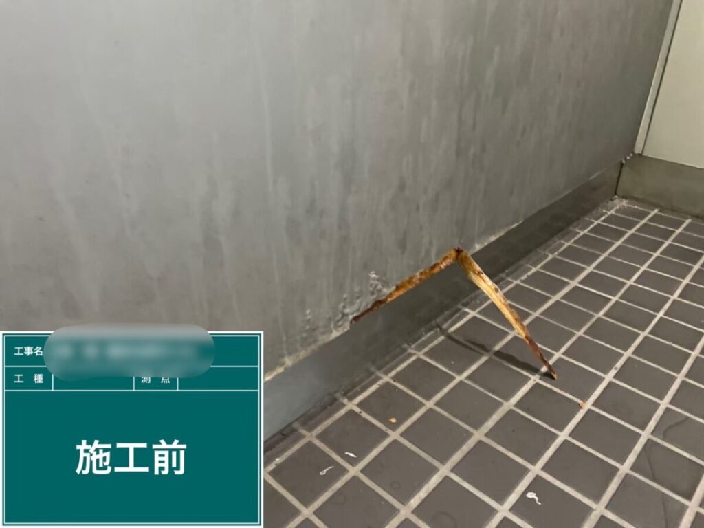 トイレ塗装施工前