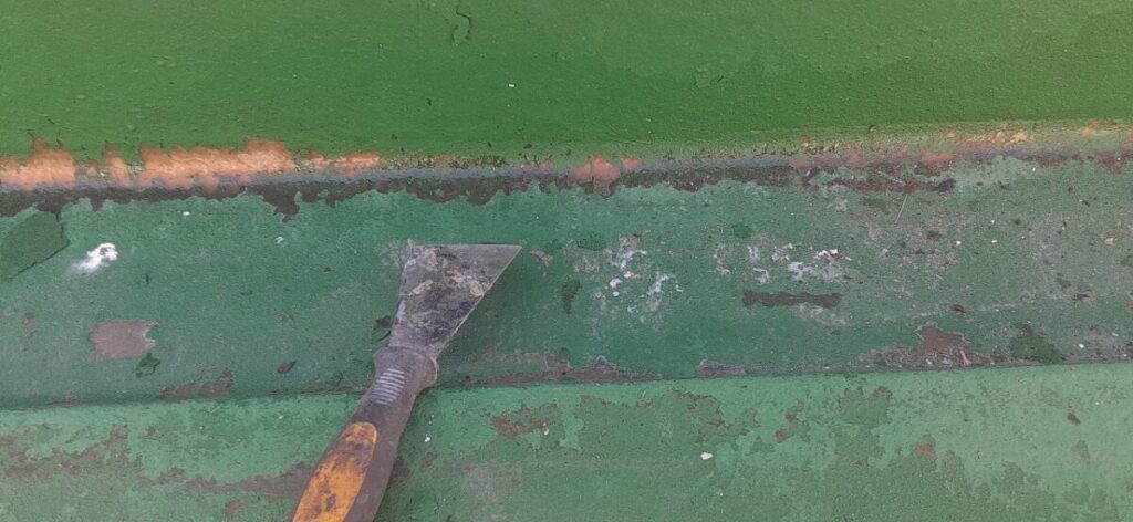 既存防水層のケレン