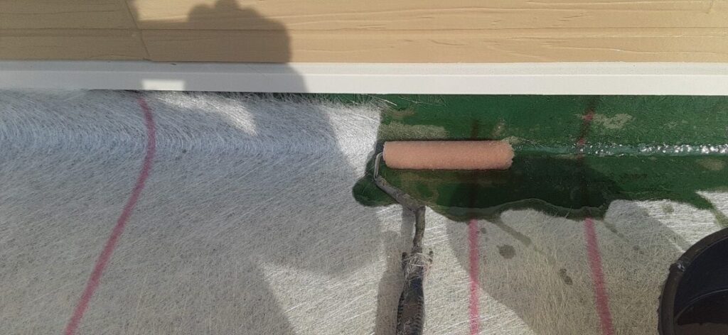 エポキシ樹脂塗布