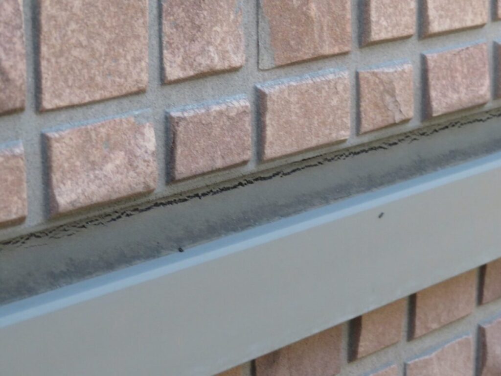 施工前のコーキング