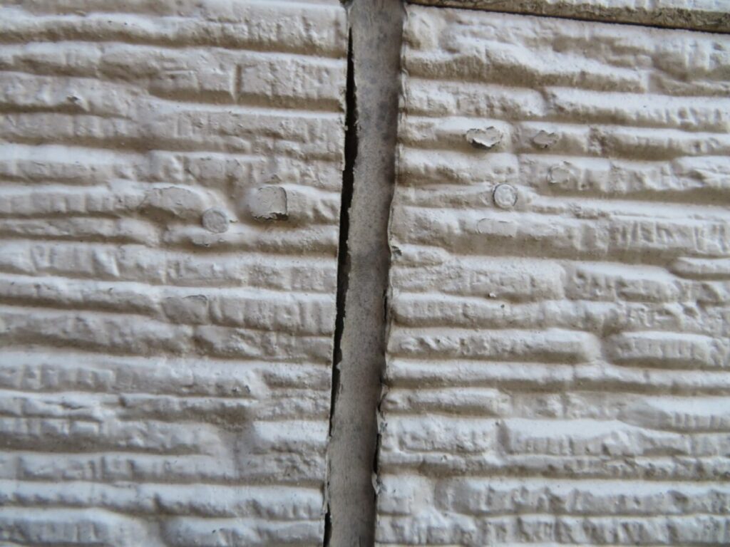 施工前のコーキング