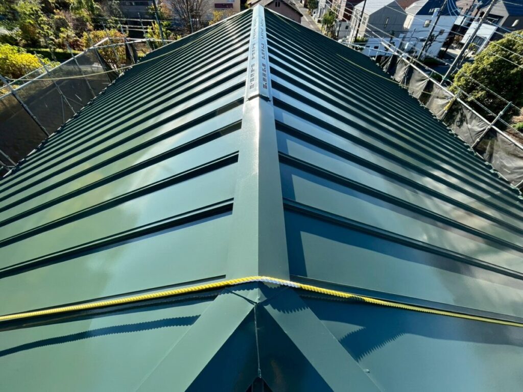 屋根の仕上がり