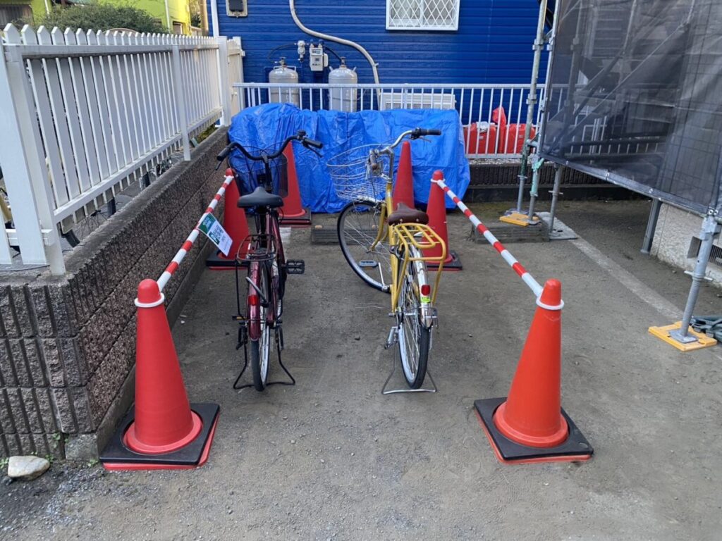臨時駐輪場設置