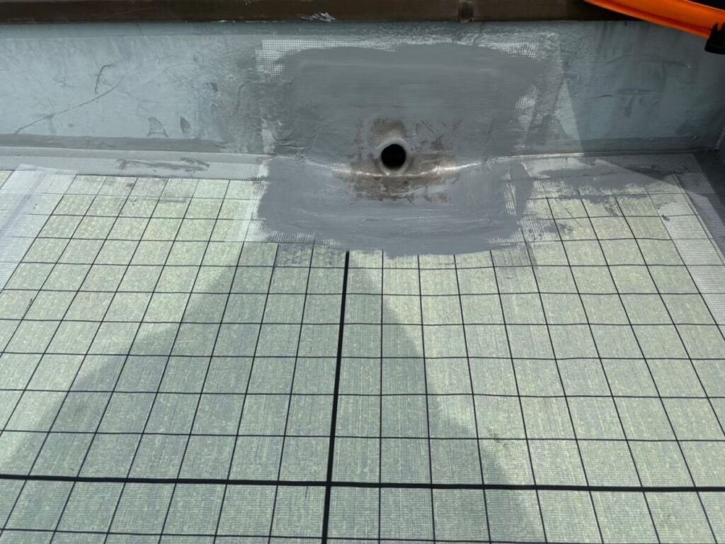 改修ドレンの設置