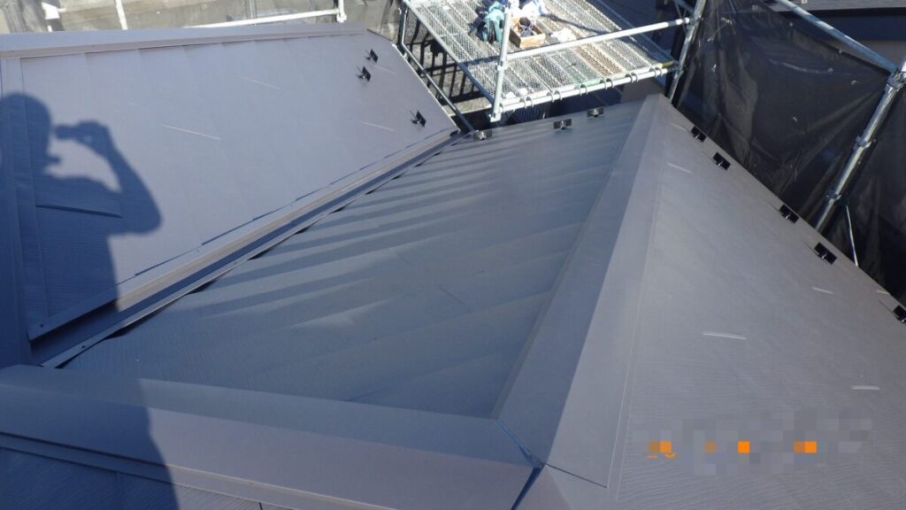 スーパーガルテクトフッ素設置