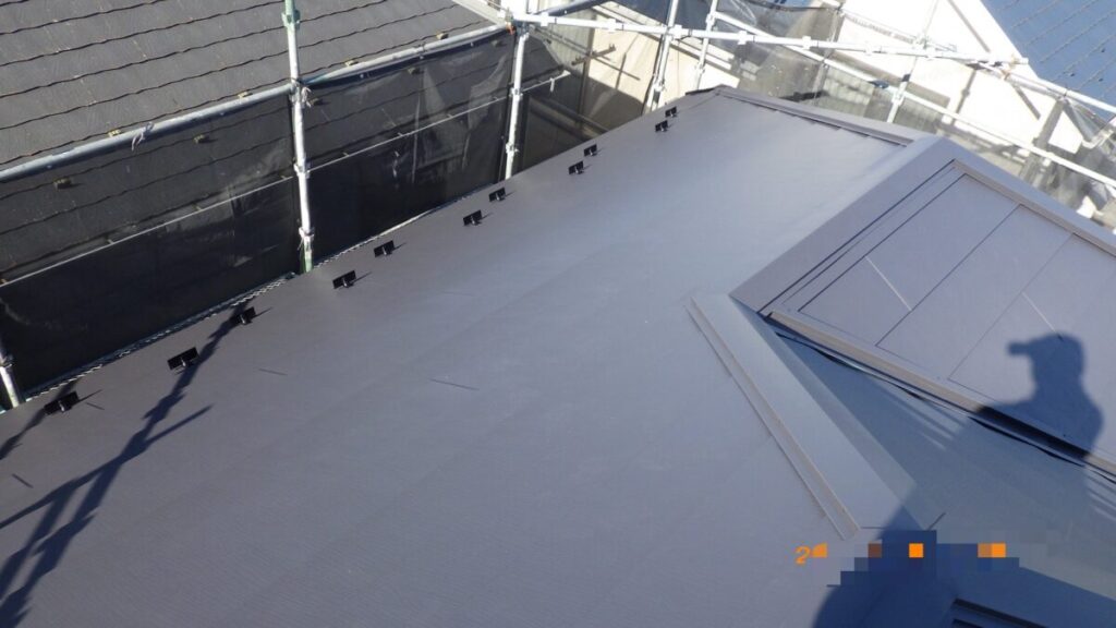 スーパーガルテクトフッ素設置