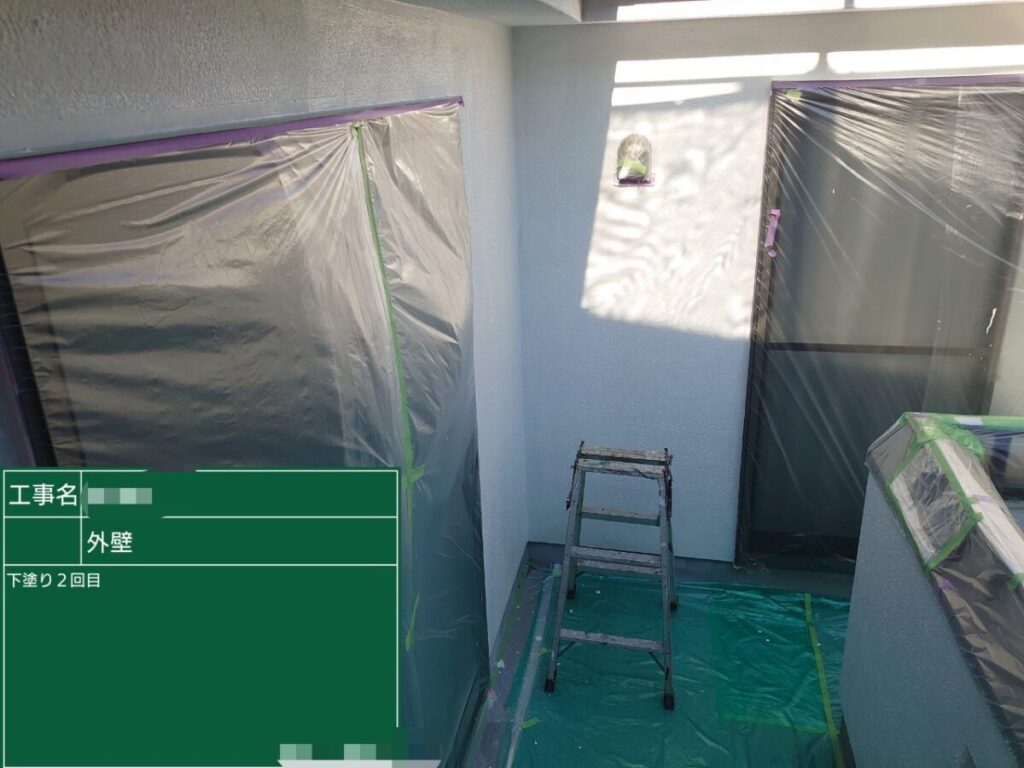 下塗り2回目「エピテックフィラーAEⅡ」