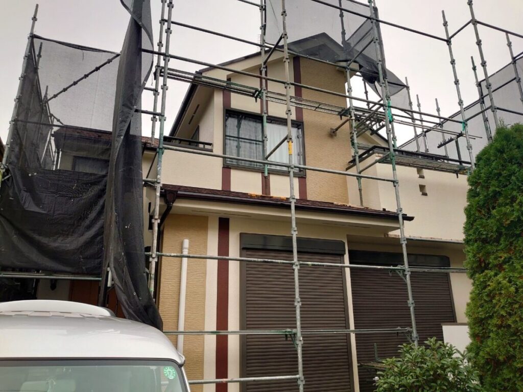 塗装作業完了後