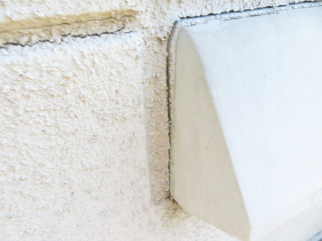 施工前の隙間の確認