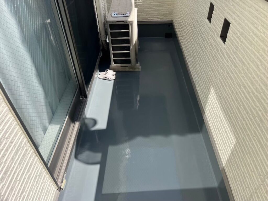 トップコート塗布完了