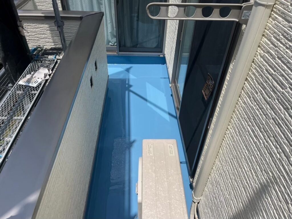 ウレタン塗膜塗布完了