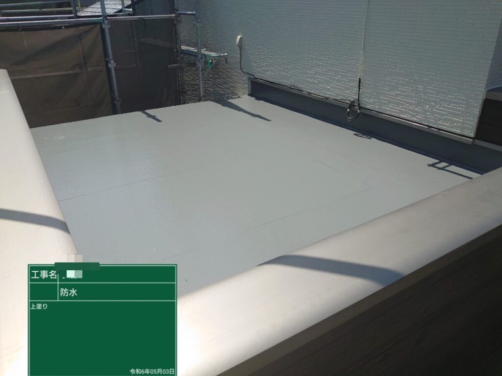 トップコート塗布