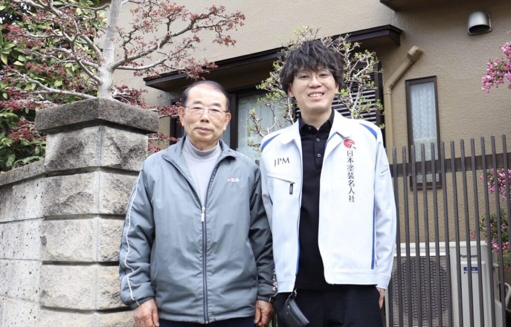 お客様との写真