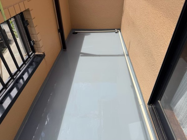 トップコート塗布完了