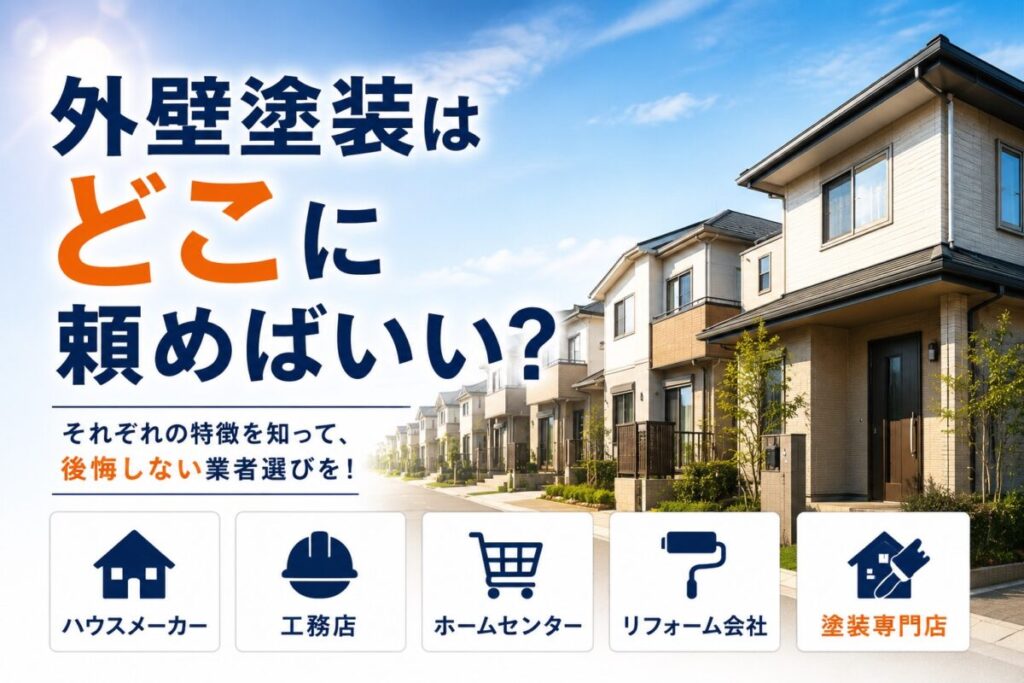 業者ごとの特徴