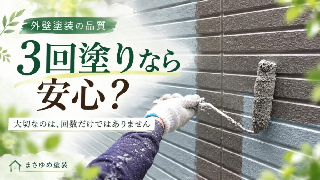 塗装回数について