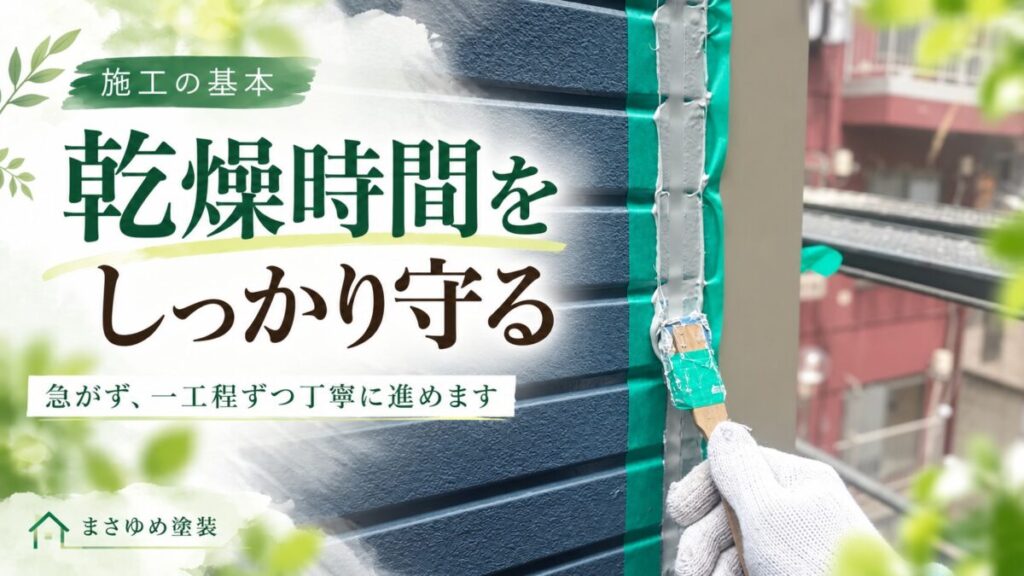 乾燥時間の厳守