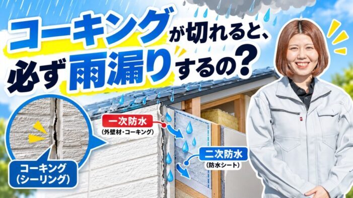 コーキング切れてる