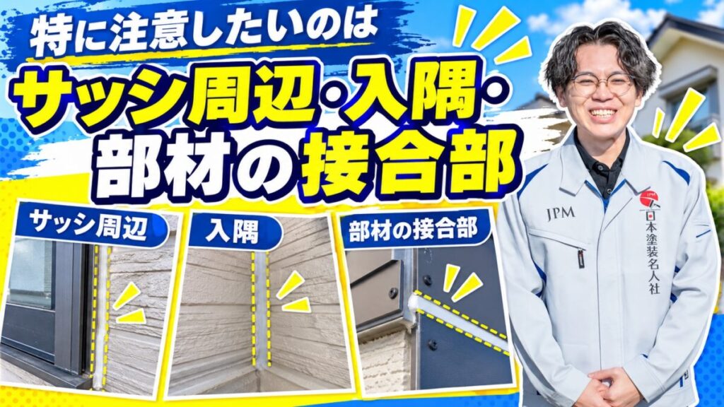 コーキングの注意点